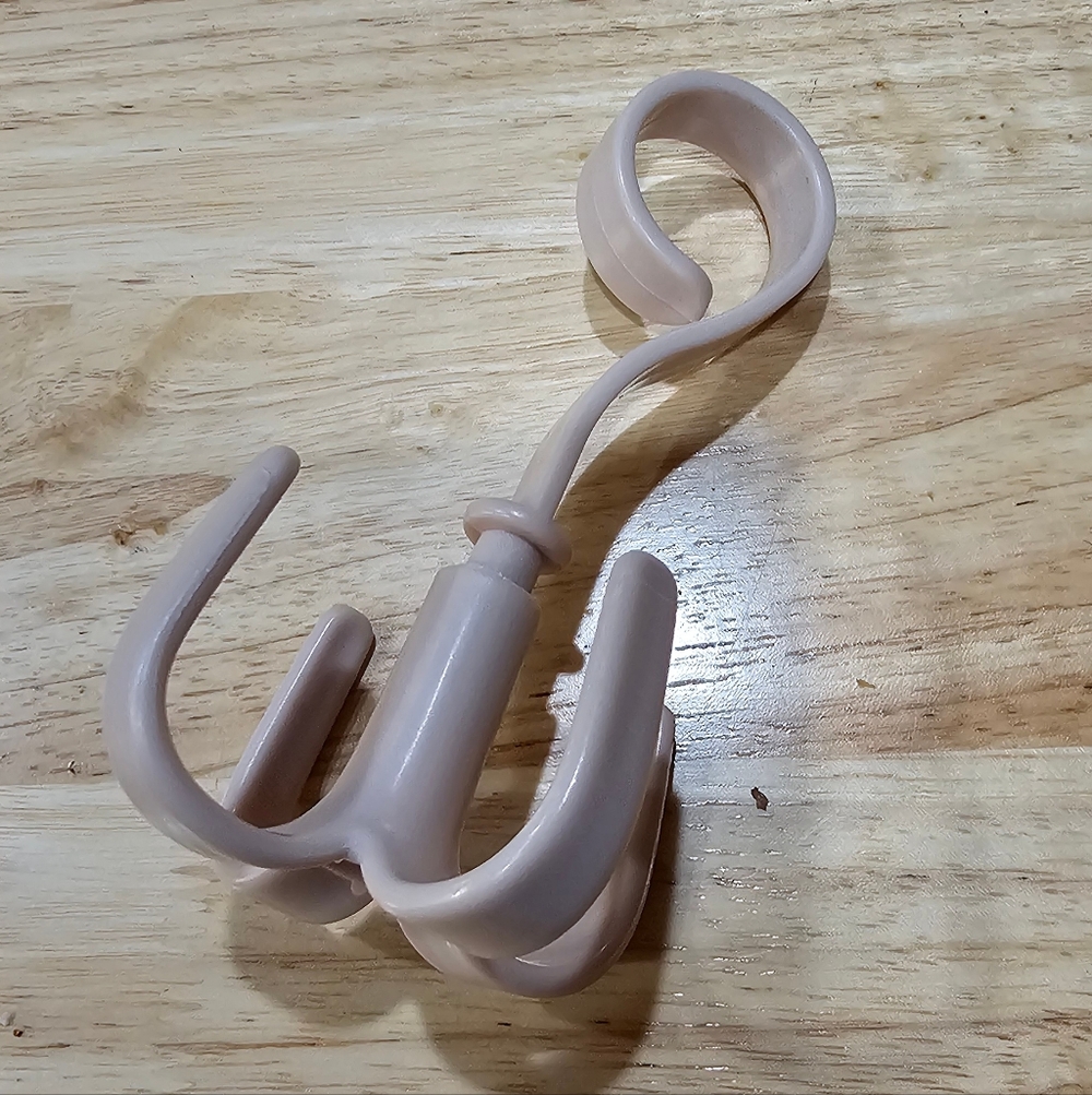 Rotating Hanging 4 Hook Organizer - Light Pink New In Package - Picture 3 of 9